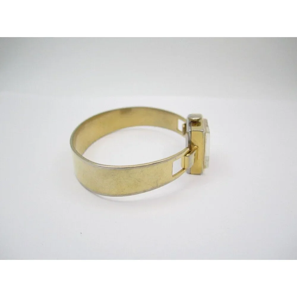 Vtg Ermex Hand‎ Wind WR Analog Dial Causal Square Watch (G456)
